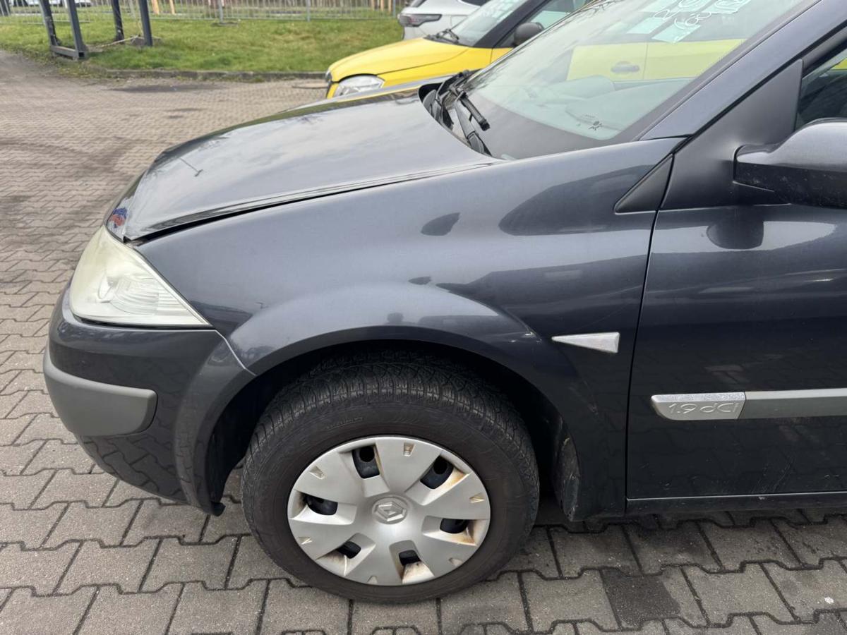 Renault Megane 2 original Kotfl&uuml;gel vorn links TEB66 Graphitschwarz Bj.2006